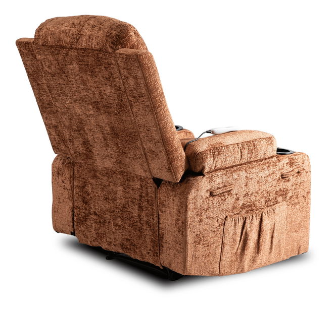 Masážní křeslo Banesto (hnědá)