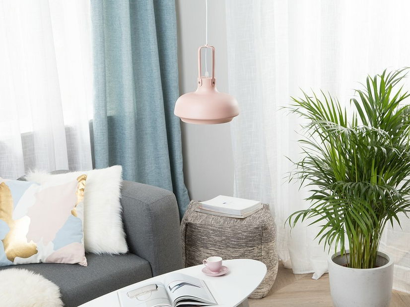 Závěsná lampa Trivo (růžová)