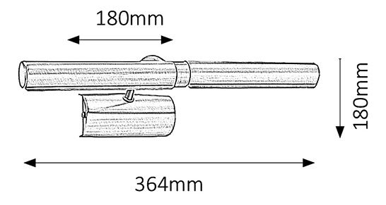 Závěsné svítidlo Picture Light 3641 (saténová chromová)