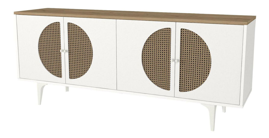 Skříňka Burinda 180 (dub bílý)