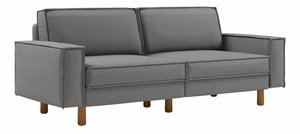 Pohovka Spary 3 (šedá + ořech)