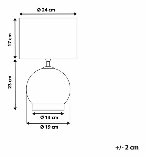 Stolní lampa Uruma (bílá)