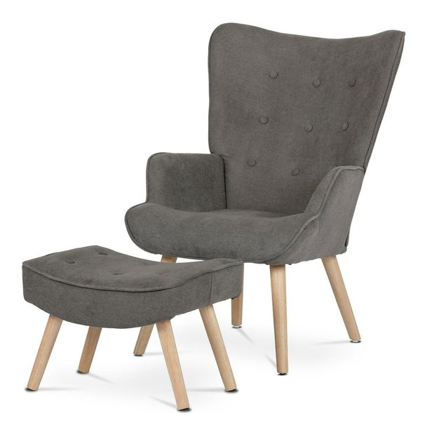 Křeslo s podnoží Avanzabamos (lanýžová)