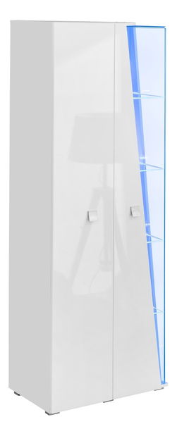 Vitrína Eldon 29 WW EE WSW (bílá + vysoký lesk bílý)