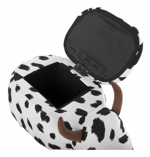 Taburet Calf (černá)