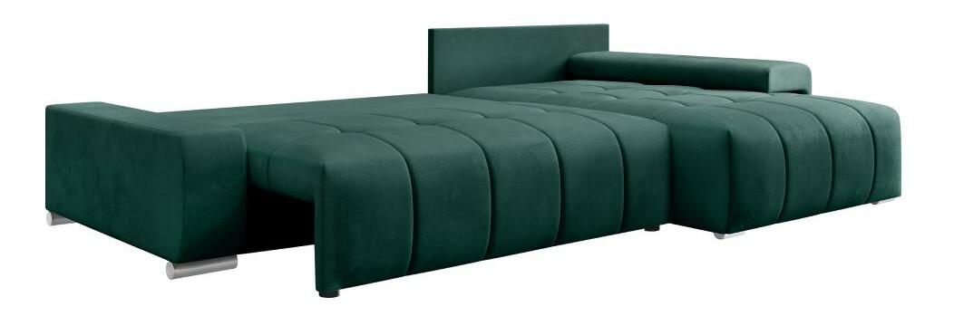 Rohová sedací souprava Vesuv (smaragdová)