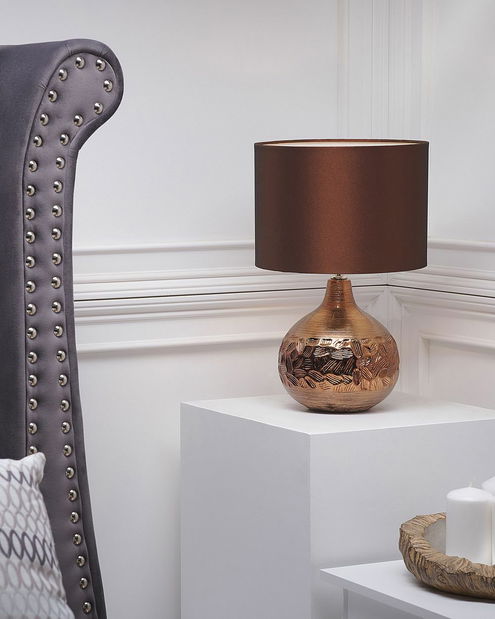 Stolní lampa Yakuna (hnědá)