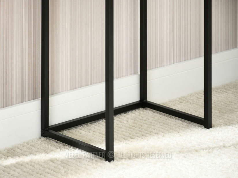 Konzolový stolek Norma S (ořech + černá)