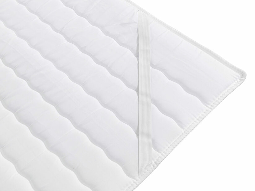 Boxspring postel Kennedy (160x200) (ekokůže Soft 017 (bílá))