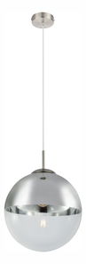 Závěsné svítidlo Varus 15853 (moderní/designové) (nikl + průhledná)