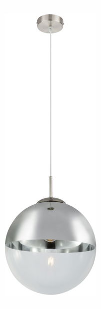 Závěsné svítidlo Varus 15853 (moderní/designové) (nikl + průhledná)
