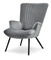 Relaxační křeslo Lanzaris (šedá + černá)
