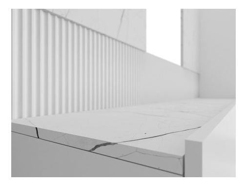 Obývací stěna Coprea I (černá + mramor černý)