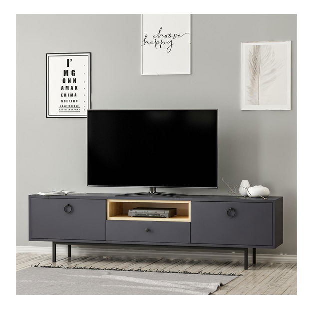 TV stolek/skříňka Dedoto (antracit)