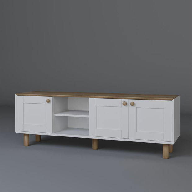 TV skříňka Bohema (bílá)