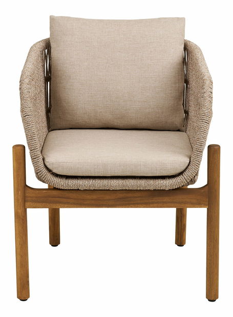 Zahradní židle Taleria 1 (hnědá + béžová)