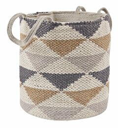 Textilní koš 34x34 cm MADURA (textil) (pestrá)