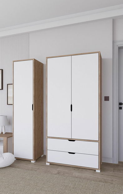 Šatní skříň Nissindira (ořech světlý)