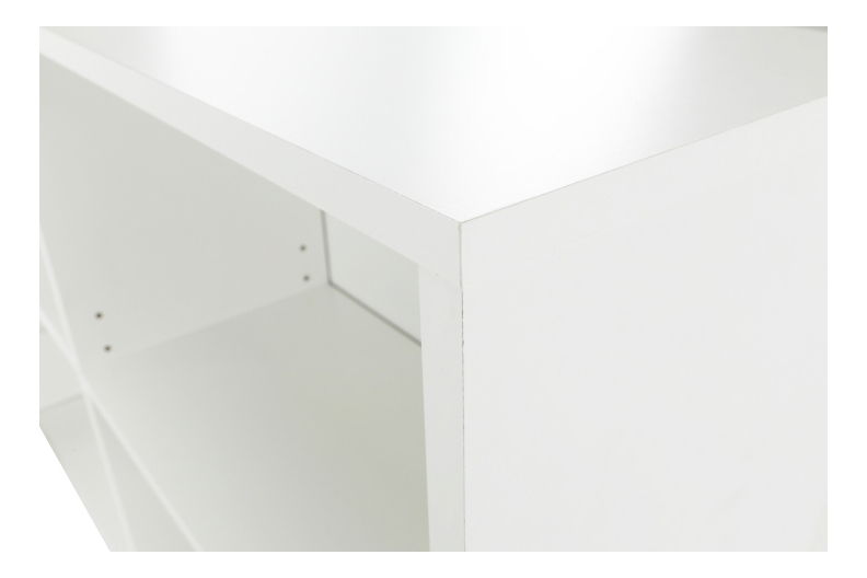 Rohový PC stolek Geles bílá