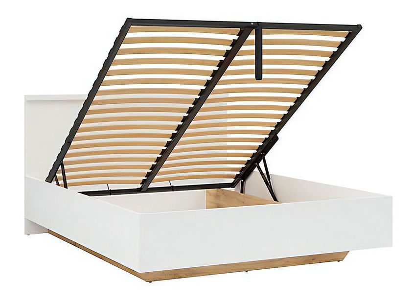 Manželská postel BRW Erla LOZ/160/B (s roštem a úl. prostorem)