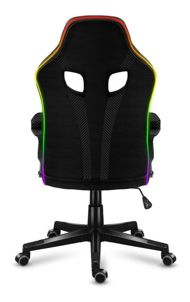 Herní křeslo Fusion 2.5 (černá + vícebarevná) (s LED osvětlením)