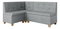 Rohová lavice Bolio 130x170 (šedá)