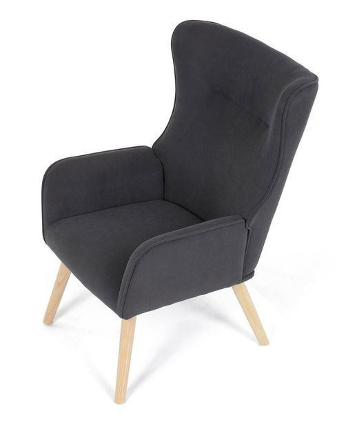 Křeslo Atribuian (tmavě šedá)