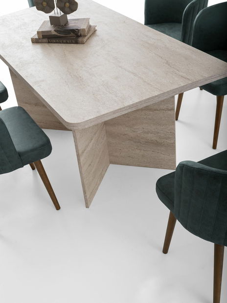 Jídelní stůl Loftonoso (travertin)