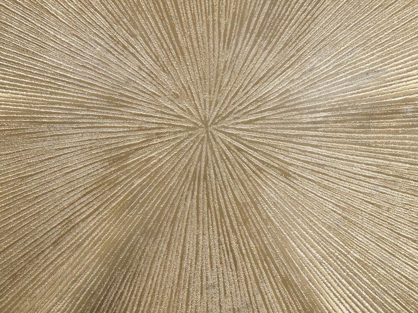 Příruční stolek Pudl (zlatá)