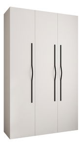 Šatní skříň 150 cm Carmela 40-2 (bílá + černá)