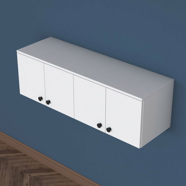 Kuchyňská horní skříňka Eano (bílá)