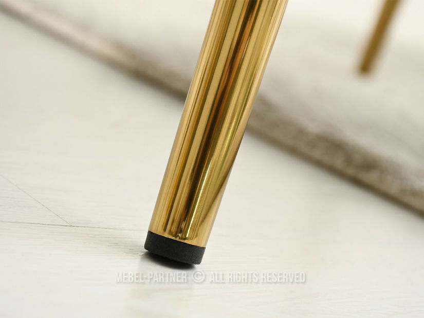 Jídelní židle Multe (krémová + zlatá)