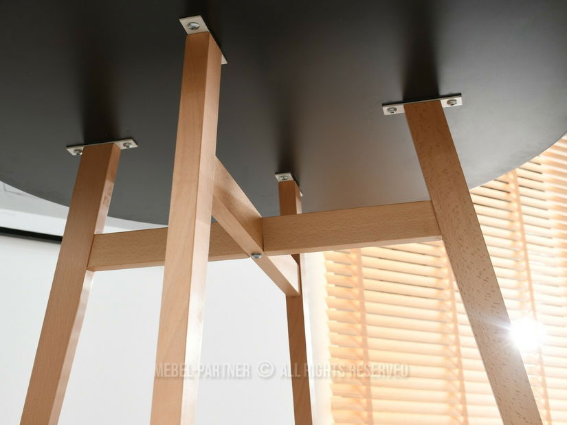 Jídelní stůl Croc (černá + buk)