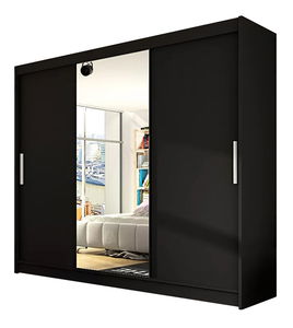 Šatníková skříň Alex (černá)