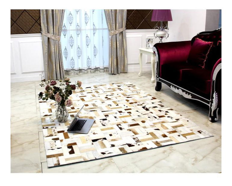 Kožený koberec 120x180 cm Koza typ 1