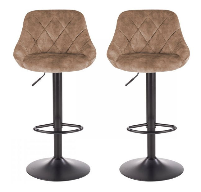 Set 2 ks. barových židlí Hellen H11 (béžová)