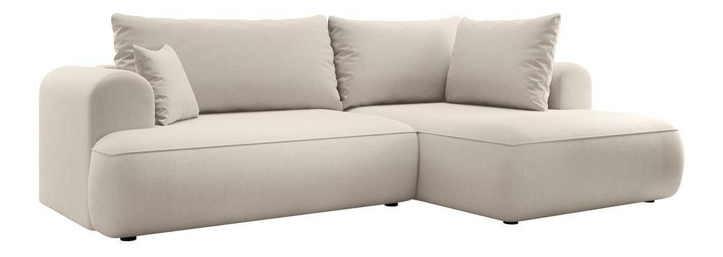 Rohová sedací souprava Olivo II (P) (béžová + černá)