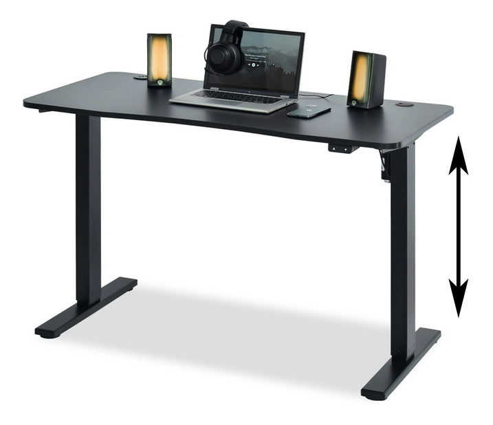 PC stolek Wilhelm (černá)