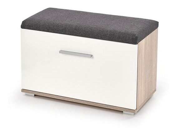 Botník Lappa (bílá + dub sonoma