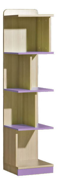 Regál Lavendon L15 (fialová)