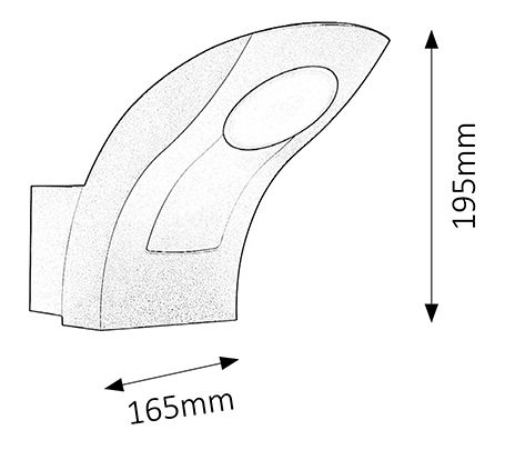 Venkovní svítidlo Melbourne 8566 (antracit + šedá)