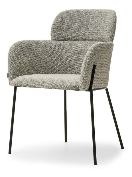 Jídelní židle Bastante (béžová + černá)