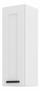 Horní kuchyňská skříňka Lucid 30 G 90 1F (bílá + bílá)