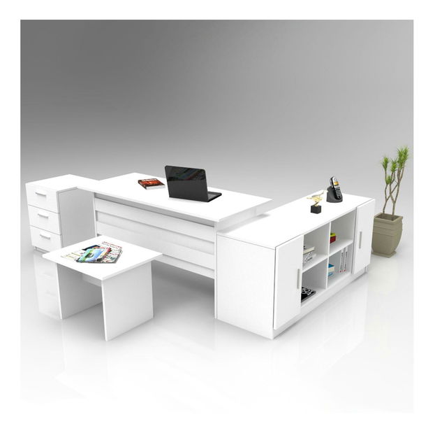 Sada nábytku do pracovny Vincent 13 (bílá)