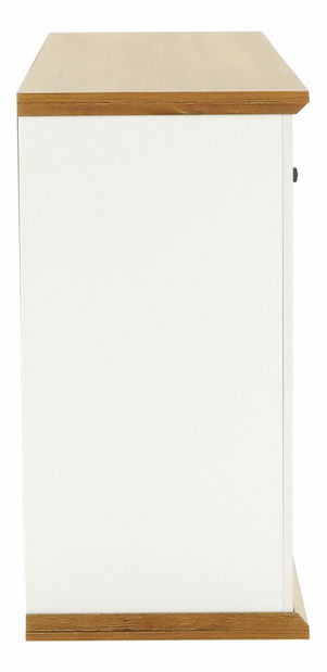 Komoda Leoras MZ9 (bílá + dub grand)