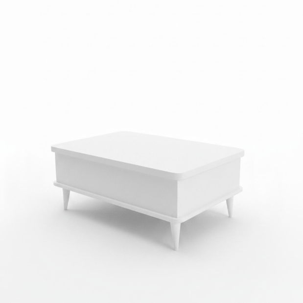 Konferenční stolek Dia (antická bílá)