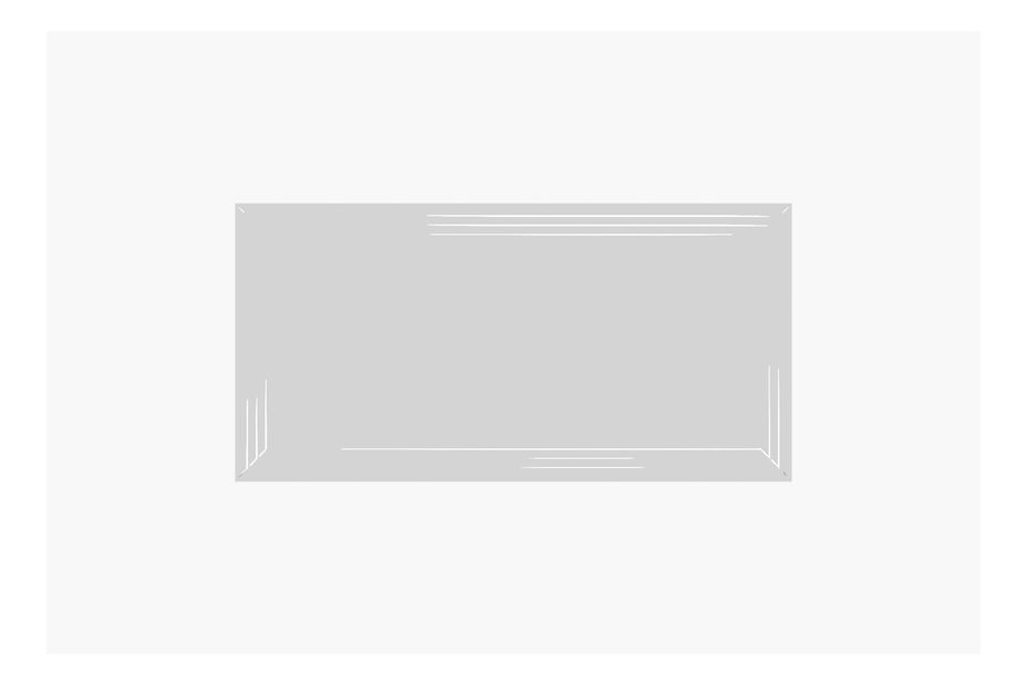 Zrcadlo Moner (bílá)