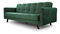 Pohovka trojsedačka Lisabona (tmavě zelená)