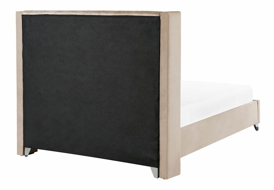 Manželská postel 180 cm LUBECK (s roštem) (béžová)