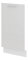 Dvířka na vestavěnou myčku Lavera ZM 713 x 596 (lesk bílý)